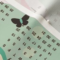 whimsical butterflies aquagreen fairy calendar 2024