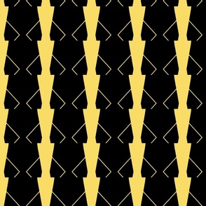 abstract-yellow-and-black-totem-shapes