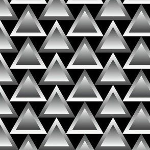 Concentric Metallic Triangles
