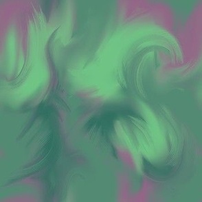 Swirly Green Abstract