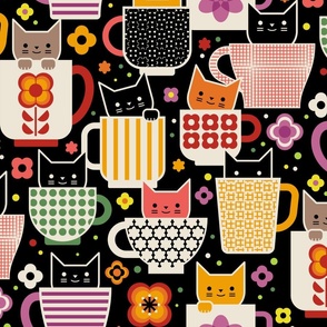 Kit-Tea- Cats and Cups