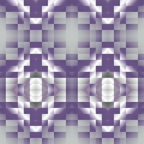 Plum Pixelated Geometric © Gingezel™ 2013