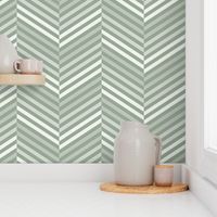 Laurel Green Wallpaper Chevron Stripe