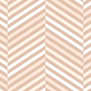 Blush Nude Wallpaper Chevron Stripe