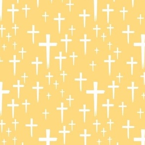 Jesus Crosses Yellow