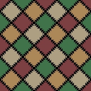 carpet_012 simple_maroon brown gray green