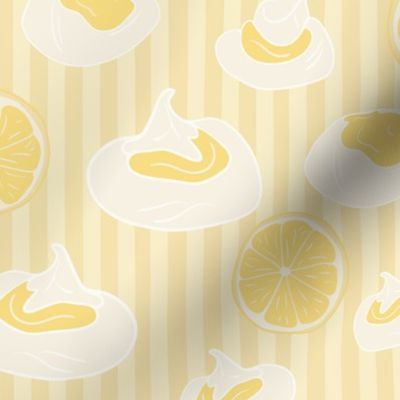 Yellow Stripes Lemon Meringues