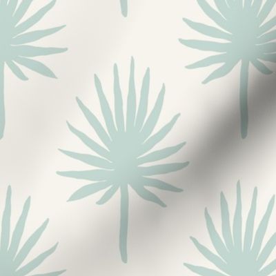 Coastal Fan Palm Fronds - Sea Glass Green