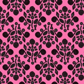 Licorice Damask, Pleasure in Pink
