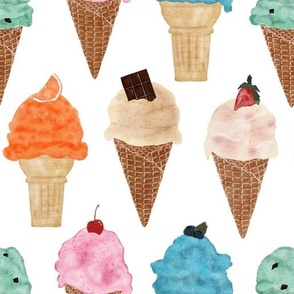 Summer Ice Cream Cones