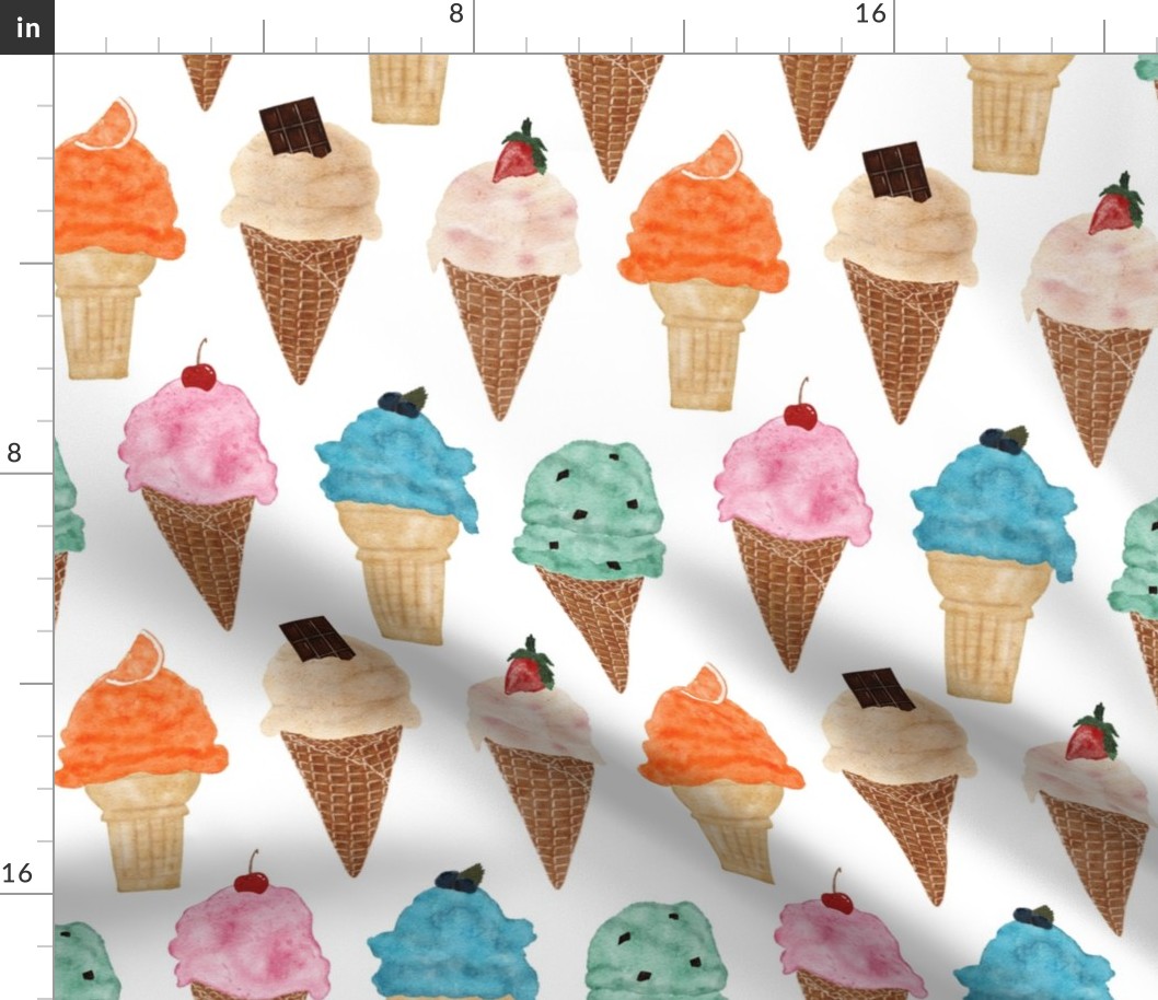 Summer Ice Cream Cones