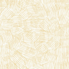 LARGE Yellow Abstract Rough Stripes