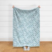 Topographic Dot Design - Soft Blue