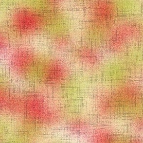 Painterly daubs, apple colors, linen-weave overlay Su_G_©SuSchaefer2024
