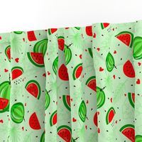 Juicy watermelon paradise - medium scale