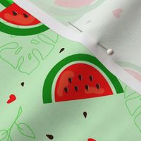 Juicy watermelon paradise - medium scale