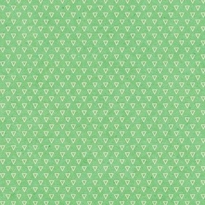 blender cupcakes green little triangles  on green background  by art for joy lesja saramakova gajdosikova