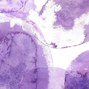 Abstract, watercolors, purple.