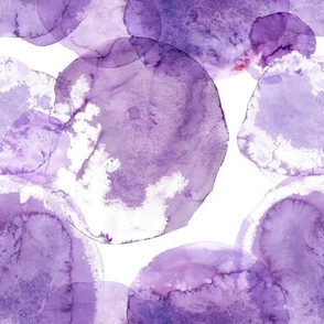 Abstract, watercolors, purple, small.