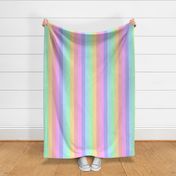 Medium Pastel Rainbow Stripe