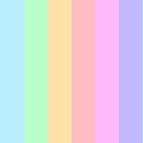 Small Pastel Rainbow Stripe