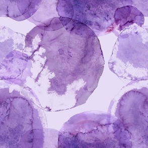 Abstract, watercolors, purple, small