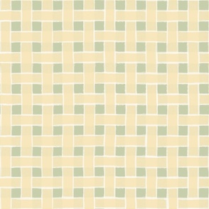 patisserie gingham green