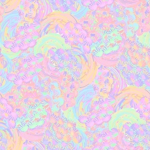 Medium Abstract Pastel Frosting
