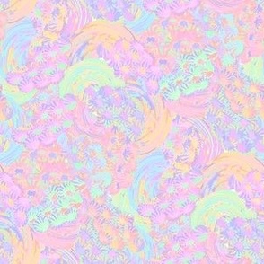 Small Abstract Pastel Frosting