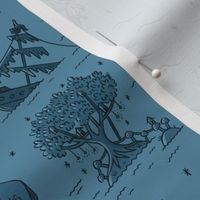 Fantasy Map Blue - Large