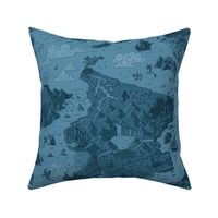 Fantasy Map Blue - Large