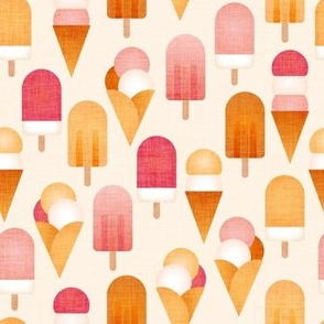 Retro ice cream & popsicles - small