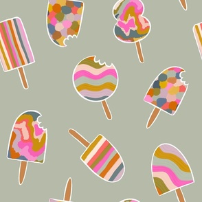 Fun and Colorful Ice Creams