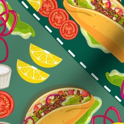 (L) Tacky Tacos Savory Mexican Treat-18"