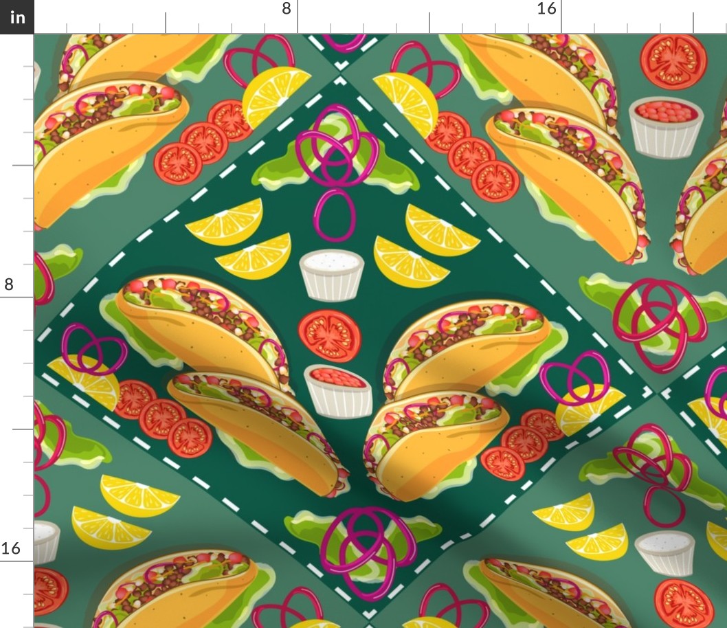 (L) Tacky Tacos Savory Mexican Treat-18"