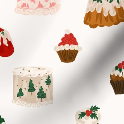 Holiday Sweetness - Christmas themed cupcakes and cakes