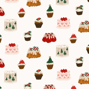 Holiday Sweetness - Christmas themed cupcakes and cakes