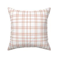 medium tartan plaid / rose (white)