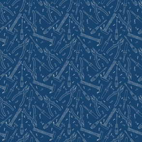 tools blue beige medium-medium 6x6inch