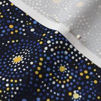  Cosmic Polka Galaxy Abstract Dot Pattern