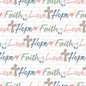 faith love hope words