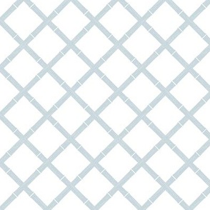 (small scale) Bamboo Lattice - coastal blue - LAD24