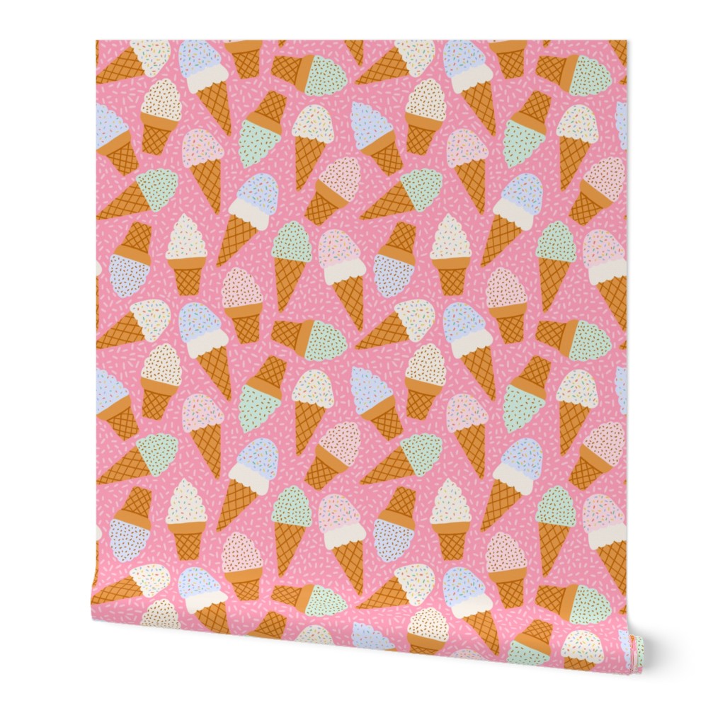 Gelato party - Pastel pink - Medium scale