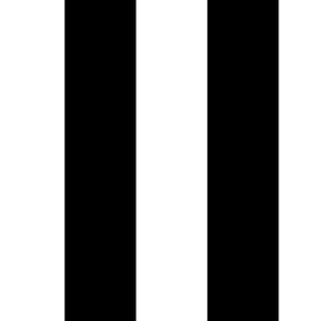 Bold Stripe | Medium Scale | Black and white | Thick Wide Stripes