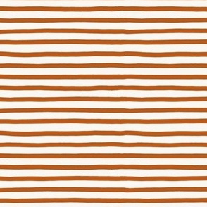 Horizontal stripes – painted lines – summer stripes – beach stripes in brow red – sketchy stripes 