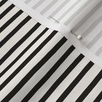 Horizontal stripes in black and white, painted lines - sketchy stripes 