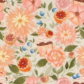 Vintage botanical treat florals