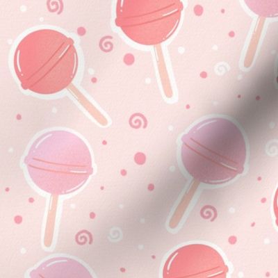 Cute Lollipop Candy Sweets - Pink