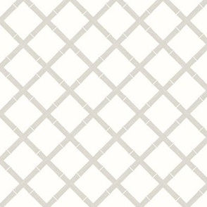 (small scale) Bamboo Lattice - neutral - LAD24