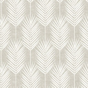 Palm Fronds - Palm Leaf - white/neutral - LAD24